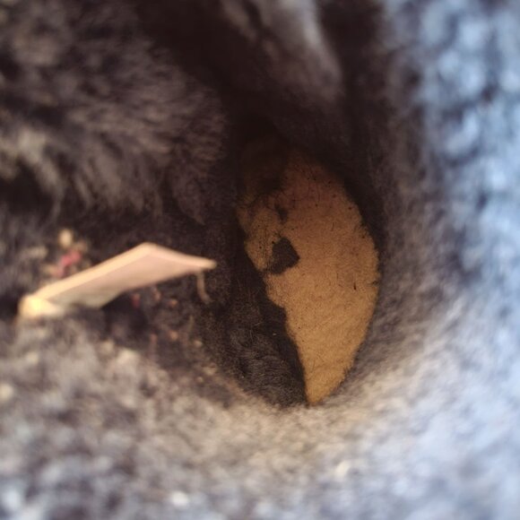 Ugg 6 Blue Leather Winter Boots Sheepskin Lined Pull On 1016225 BAILEY BOW II - Picture 4 of 10